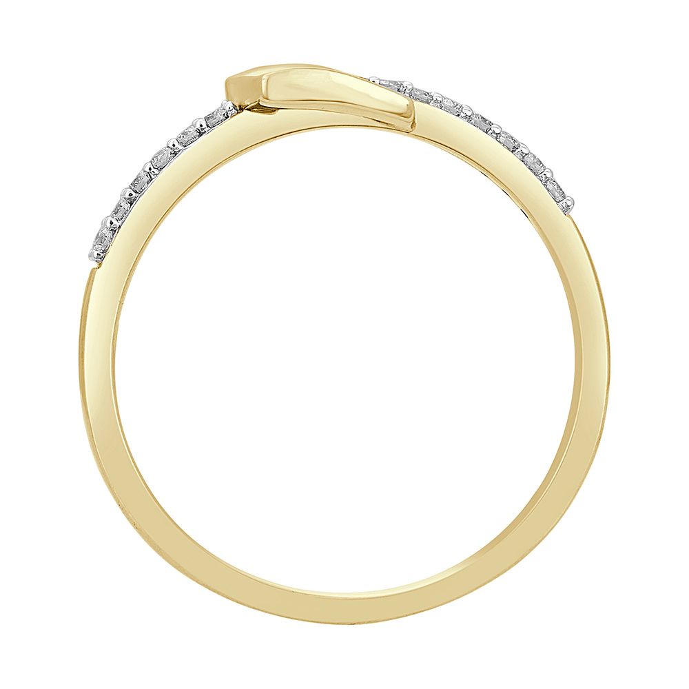 Buckle Design Diamond Ring-Rings-ORG22134-D300XDB