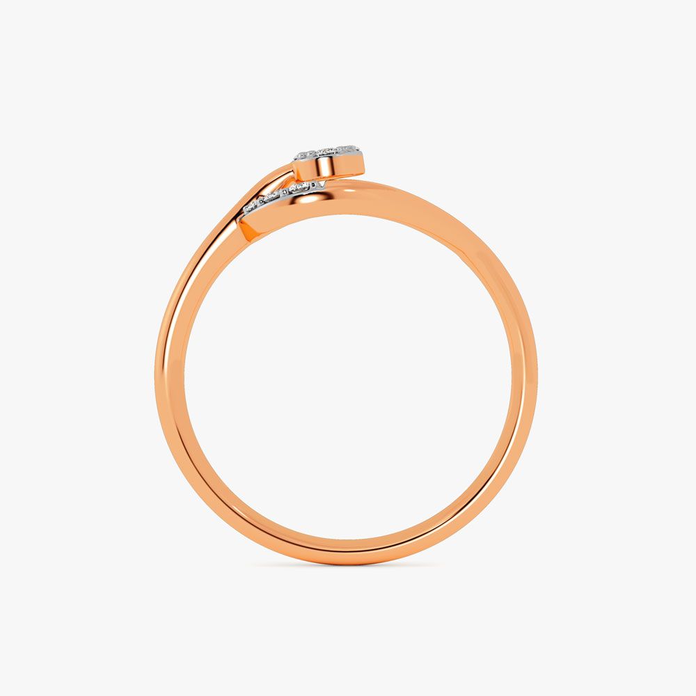 Stunning 14KT Rose Gold Diamond Ring-Rings-ORG22140