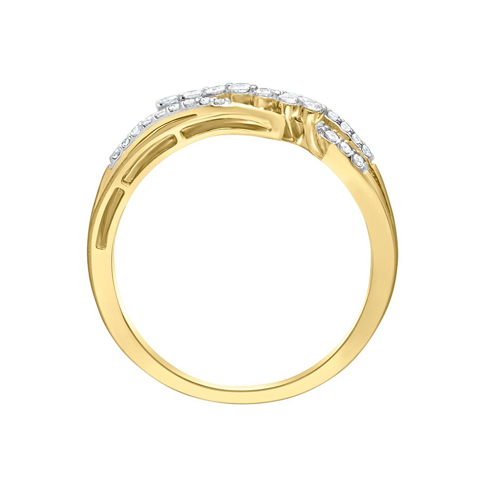 Exquisite 14KT Yellow Gold Ring-Rings-ORG22173-D400RFC