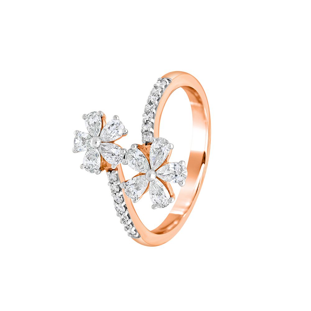 Diamond Studded Bright Finger Ring-Rings-ORG22179