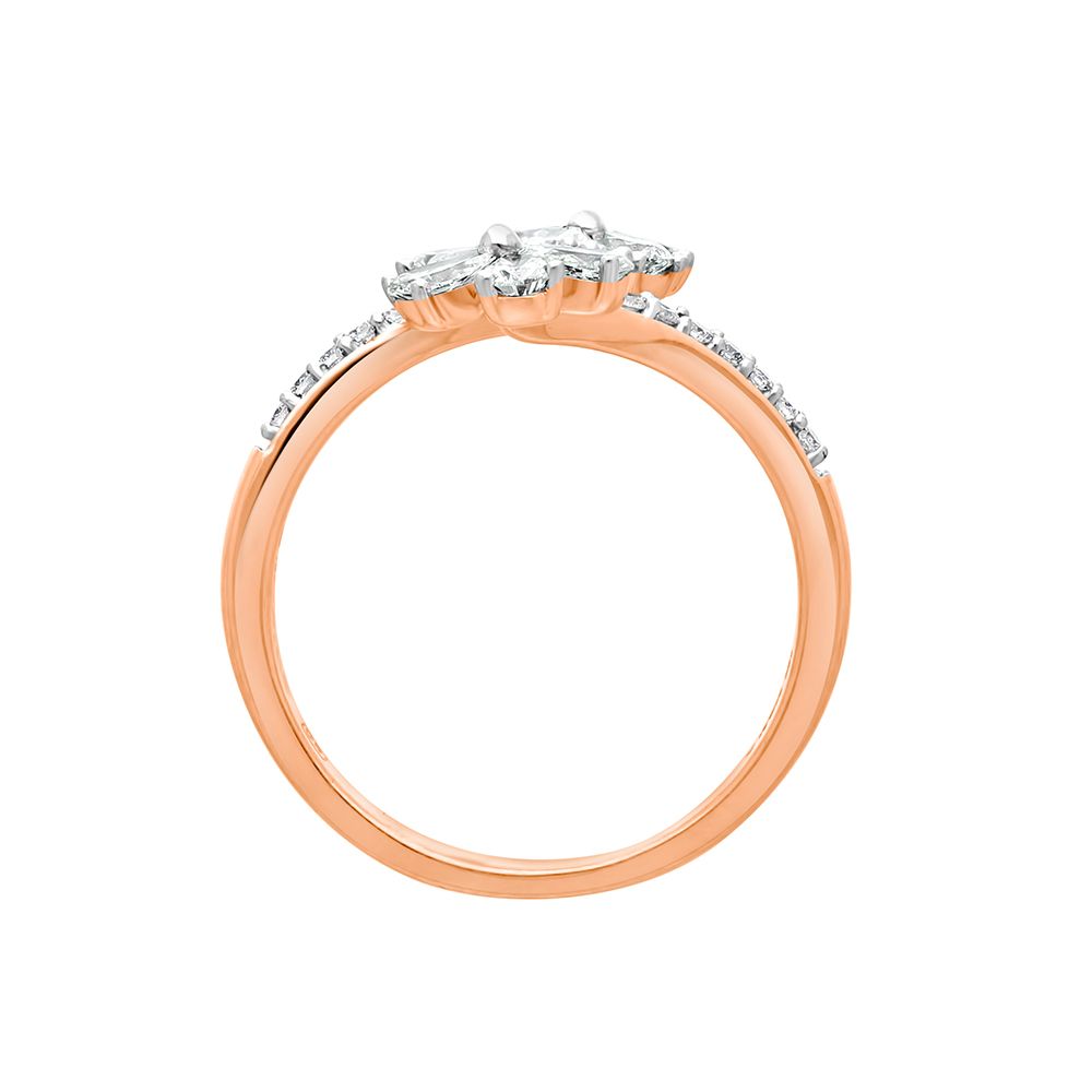 Diamond Studded Bright Finger Ring-Rings-ORG22179