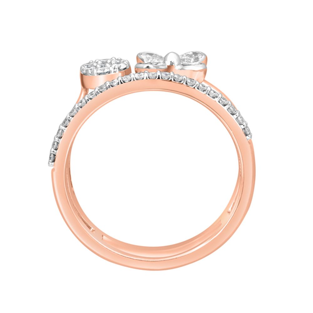 Diamond Emblazoned Finger Ring-Rings-ORG22183