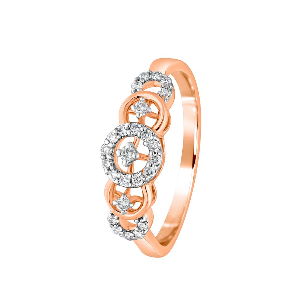 14KT Rose Gold Finger Ring-Rings-ORG22197
