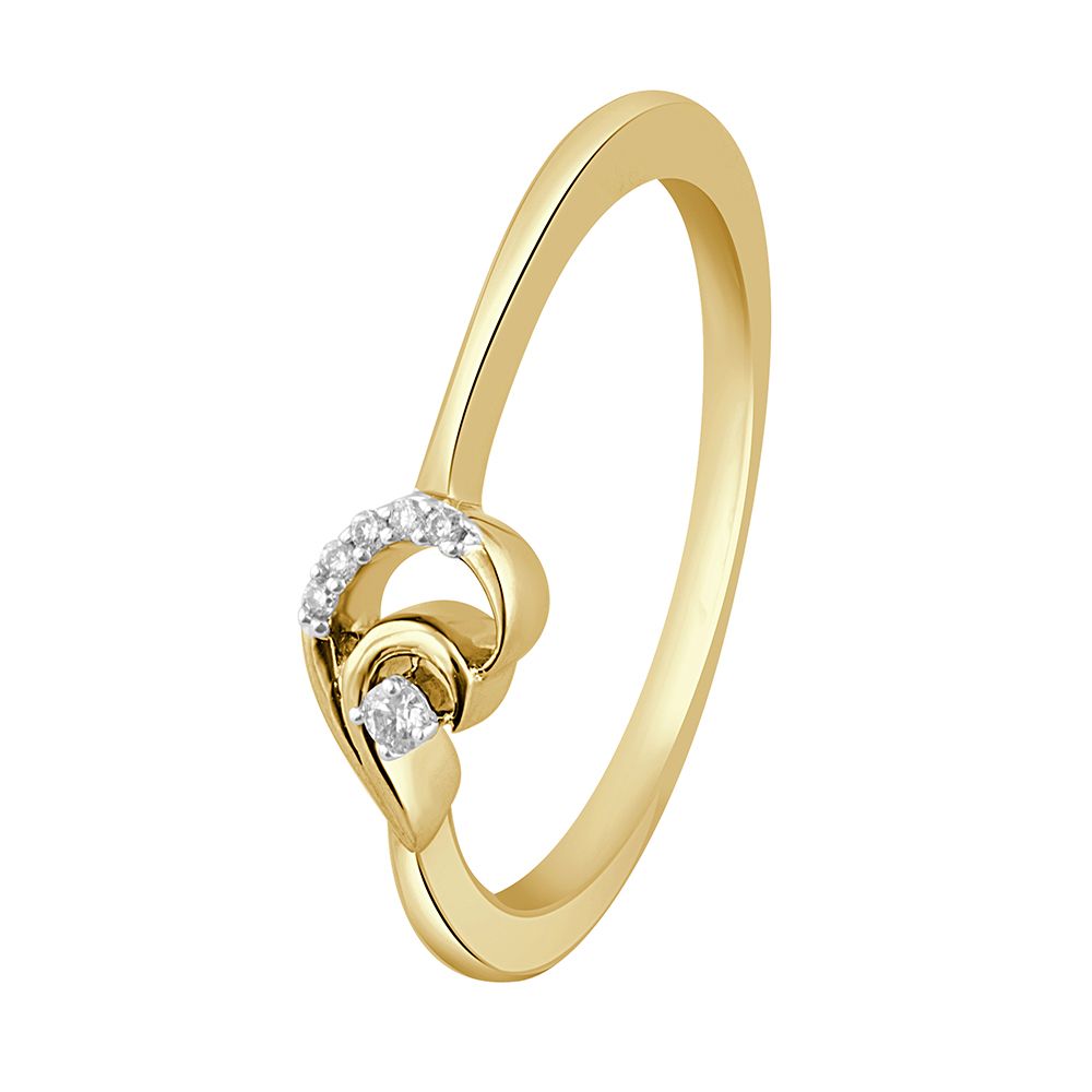 Resplendent Diamond Finger Ring-Rings-ORG22217
