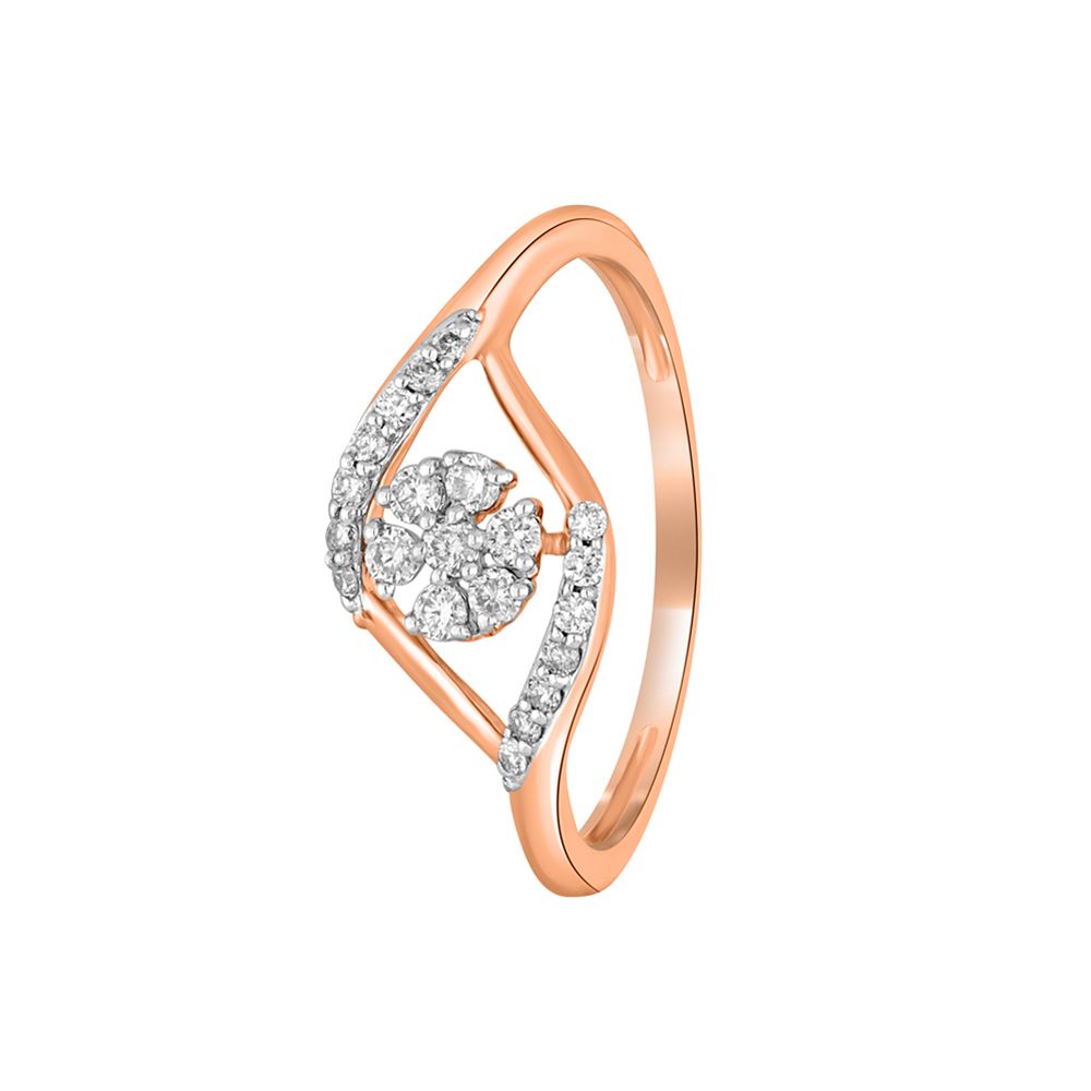 Buy Dazzling Diamond Ring in Rose Gold ORG22219 Online at