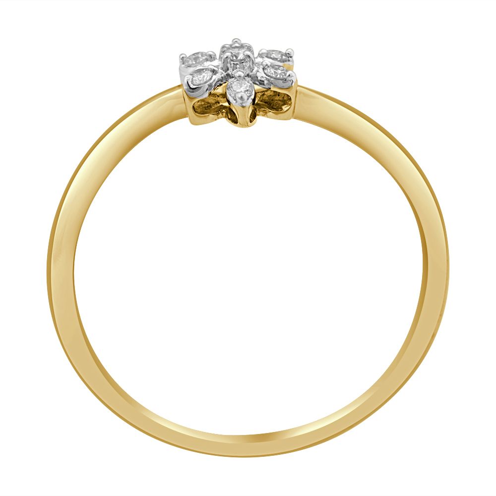 Floral 14KT Rose Gold Ring-Rings-ORG22228