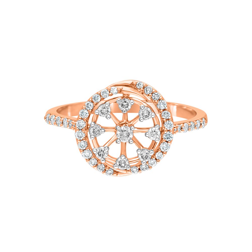 Classy Rose Gold Ring-Rings-ORG22287
