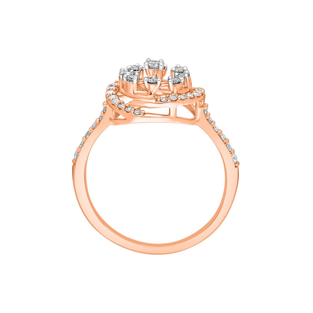 Classy Rose Gold Ring-Rings-ORG22287