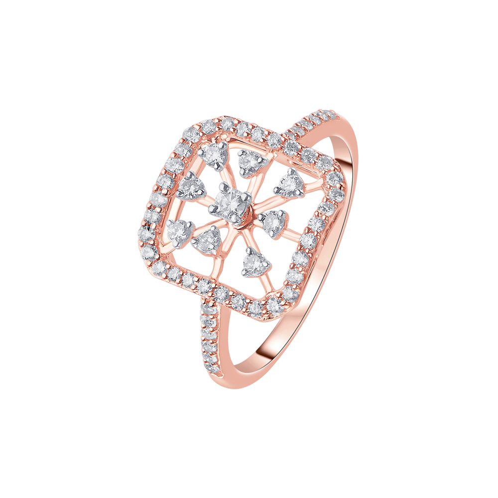 Mesmerising Rose Gold and Diamond Ring-Rings-ORG22297