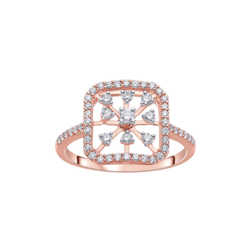 Mesmerising Rose Gold and Diamond Ring-Rings-ORG22297