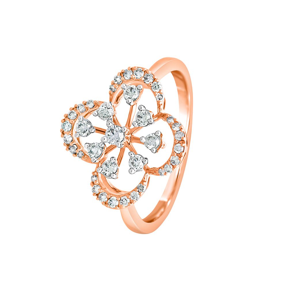 Leaf Design Finger Ring-Rings-ORG22300