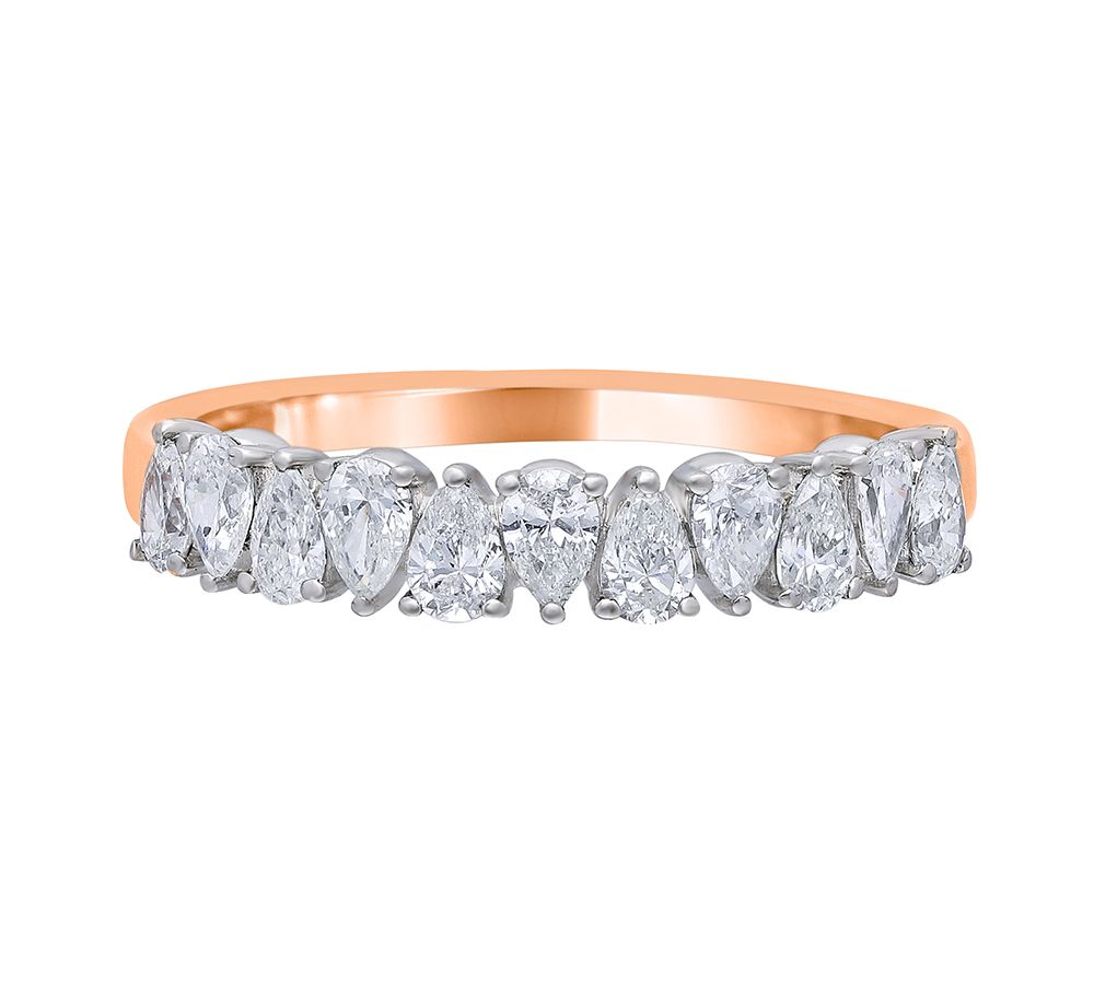 Gracious Diamond Ring in Rose Gold-Rings-ORG22324