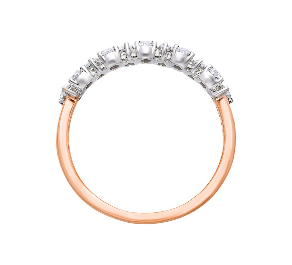 Gracious Diamond Ring in Rose Gold-Rings-ORG22324