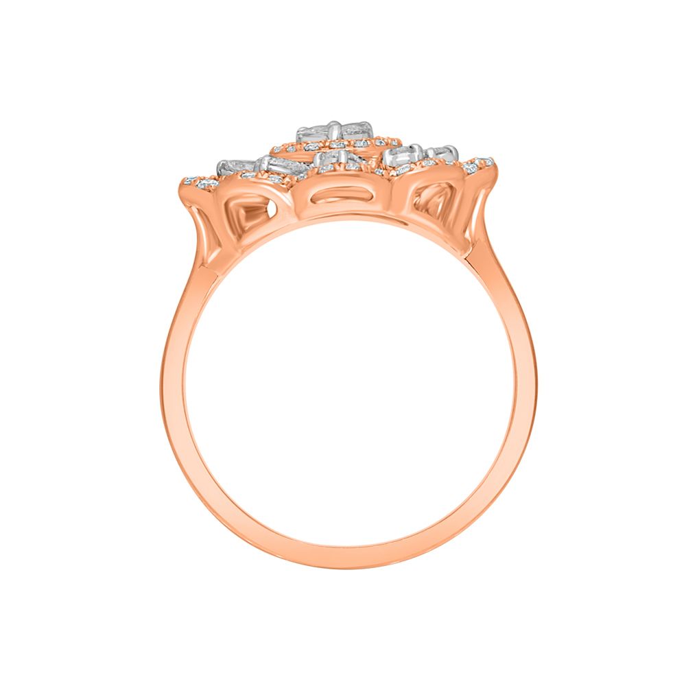 Versatile Floral Diamond Ring-Rings-ORG22333