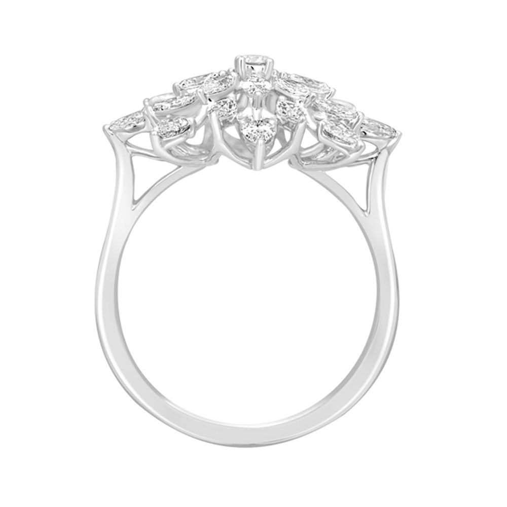 Subtle White Gold Finger Ring-Rings-ORG22340