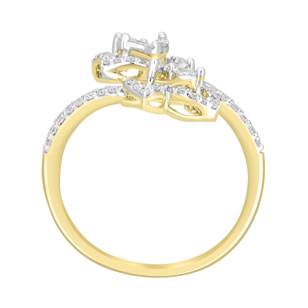 Delicately Crafted 18KT Yellow Gold Ring-Rings-ORG22343
