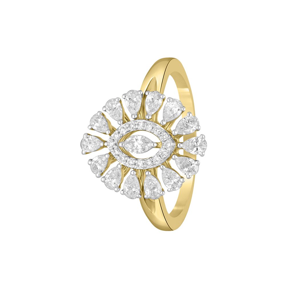 Textured Diamond Ring-Rings-ORG22344