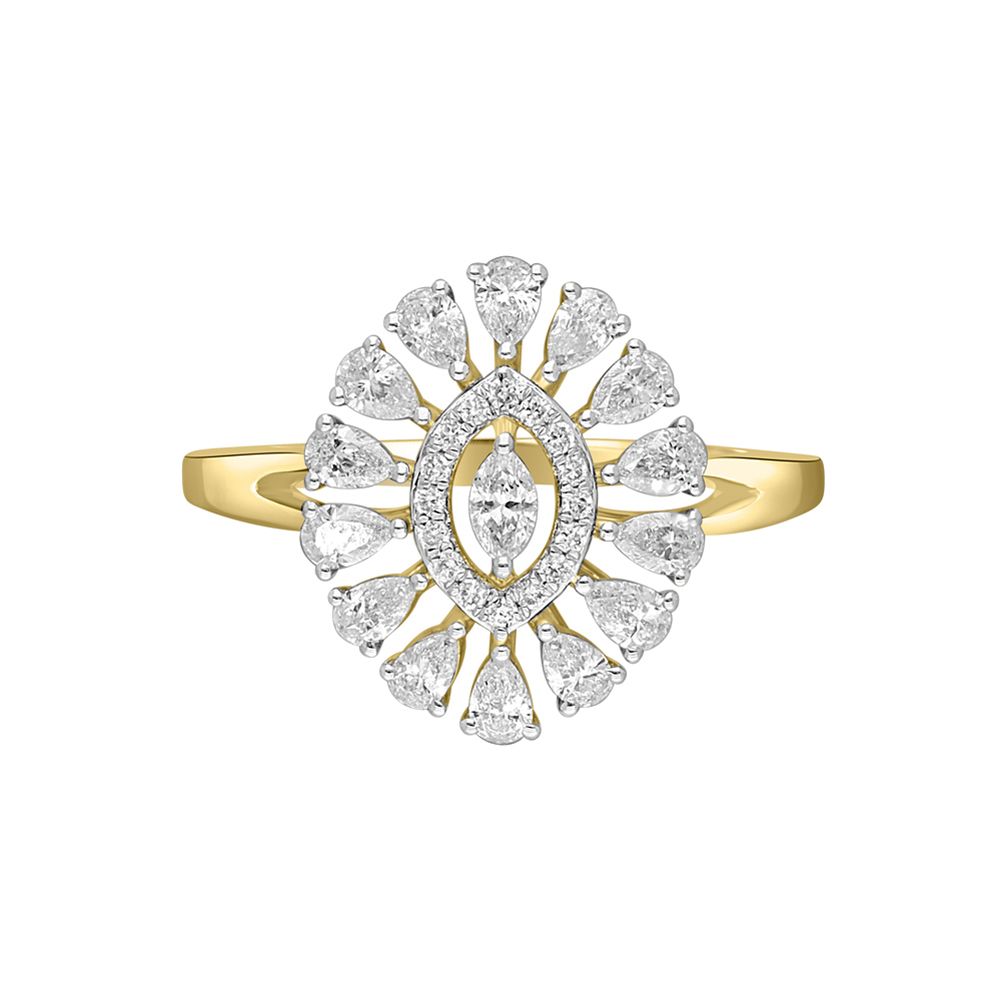 Textured Diamond Ring-Rings-ORG22344