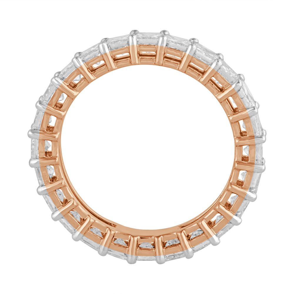 Delicate Diamond Finger Ring in Rose Gold-Rings-ORG23011