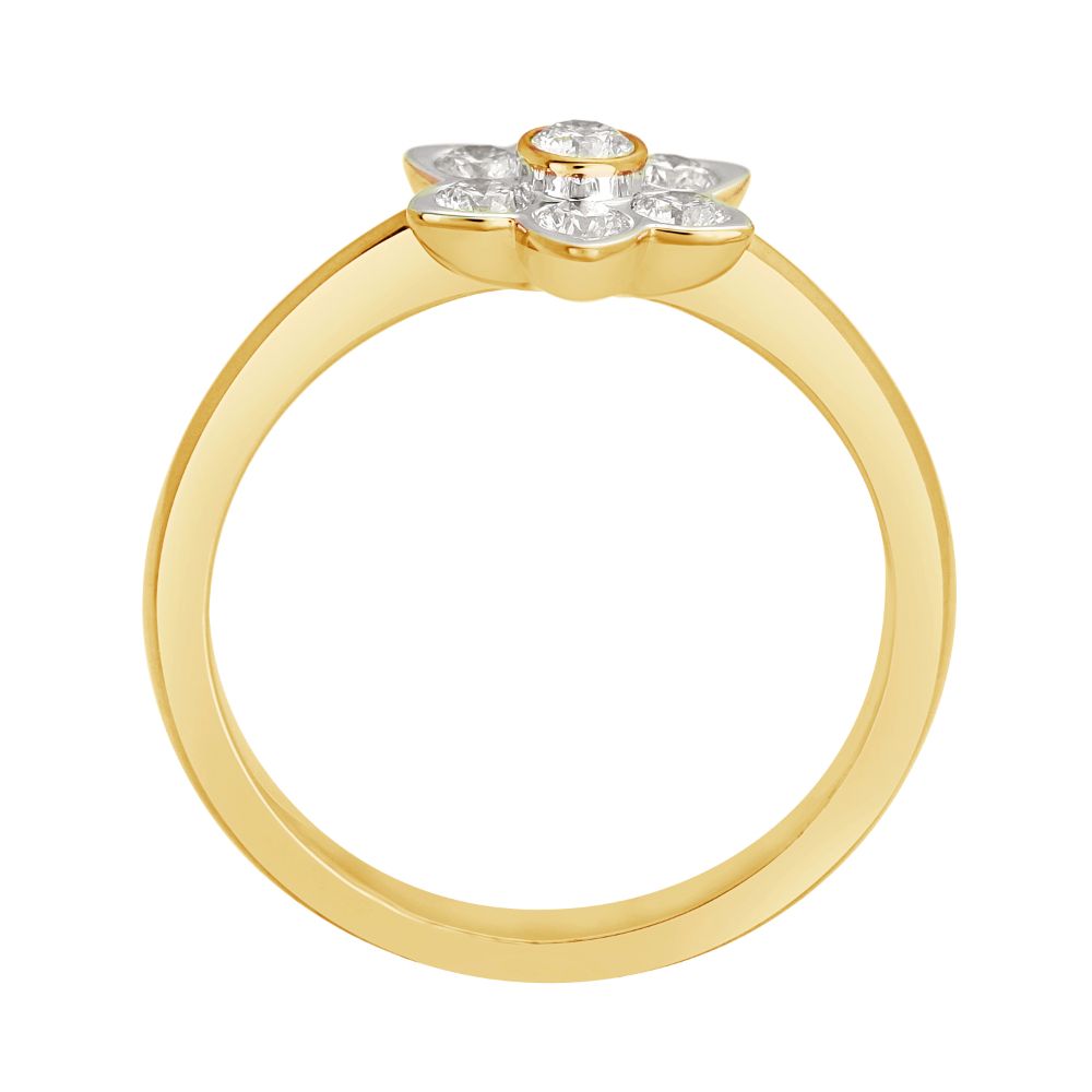 Luminous Legacy Yellow Gold Diamond Ring-Rings-ORG23026