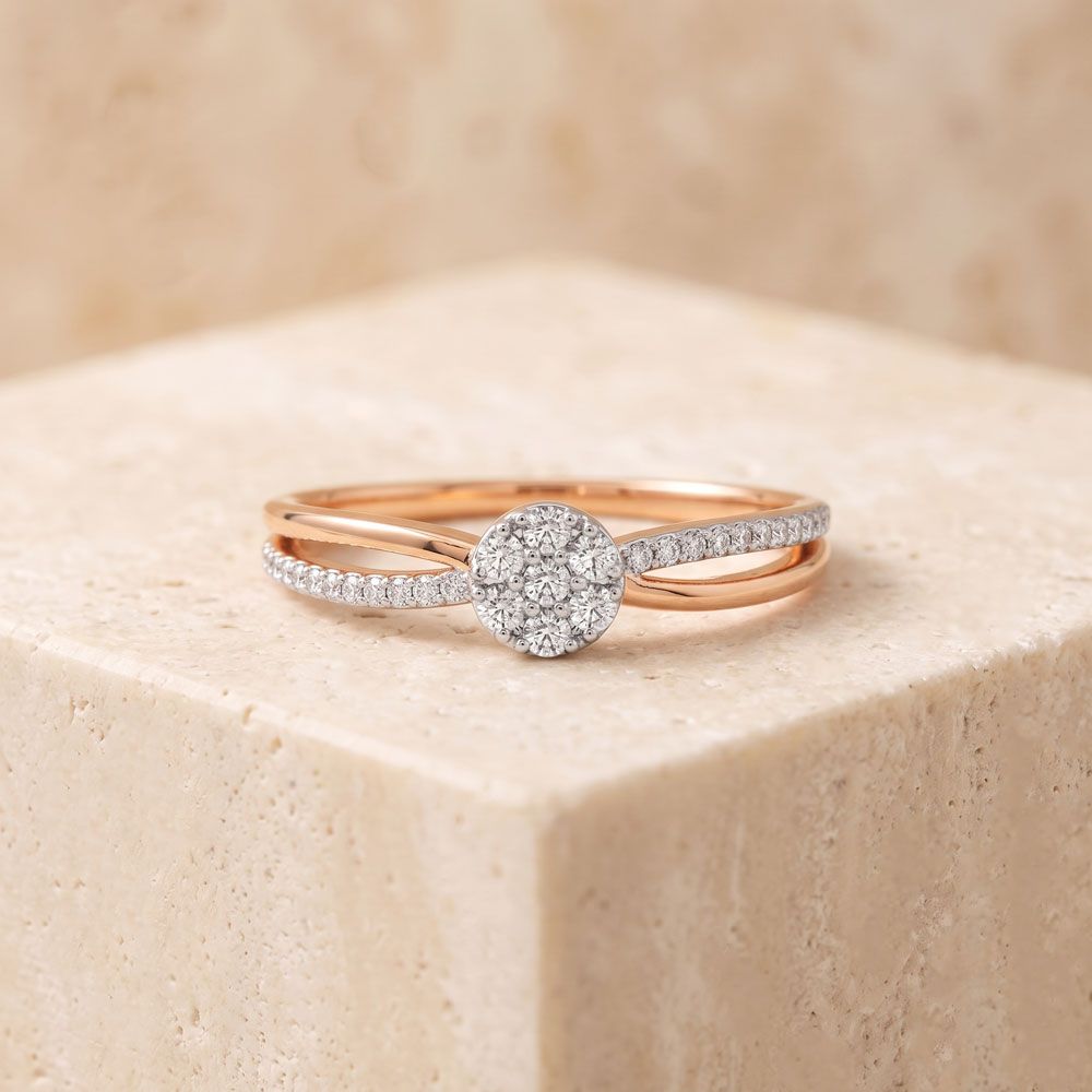 Crisscross Diamond Ring-Rings-ORG23028