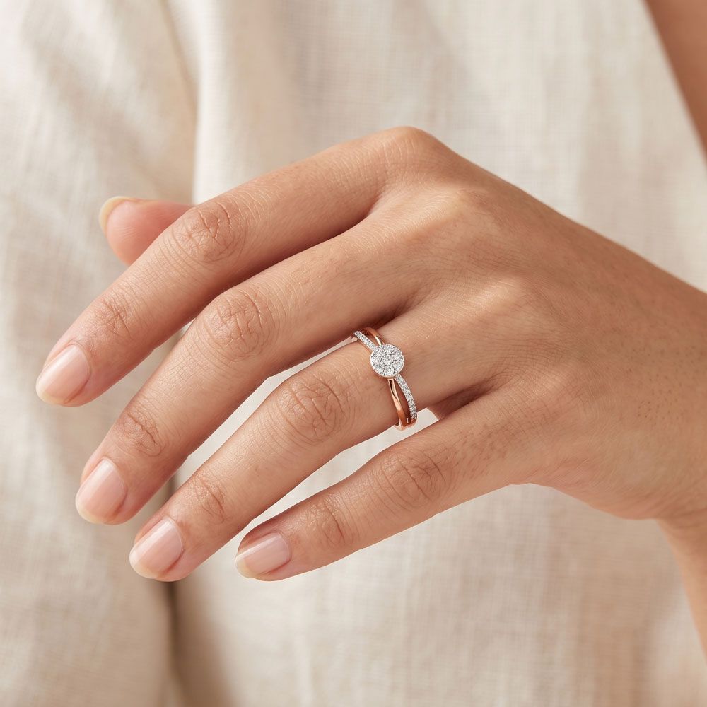Crisscross Diamond Ring-Rings-ORG23028