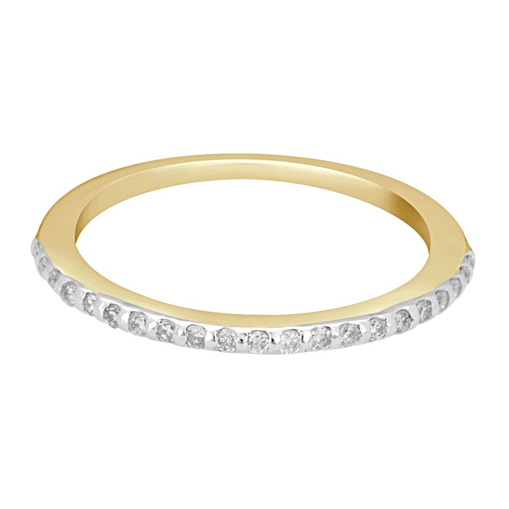 Simple Diamond Finger Ring-Rings-ORG23032