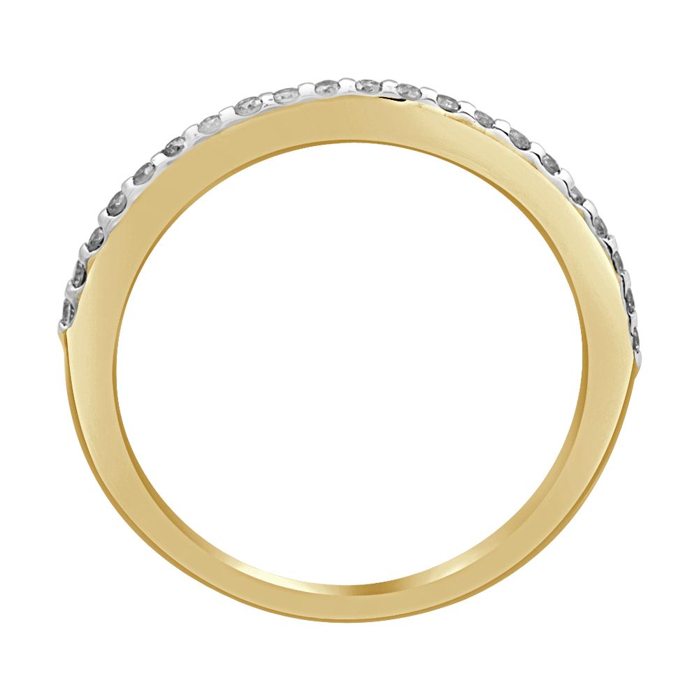 Simple Diamond Finger Ring-Rings-ORG23032