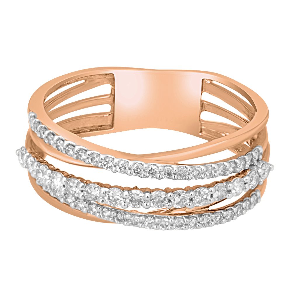Stunning Diamond Encrusted Gold Ring-Rings-ORG23040