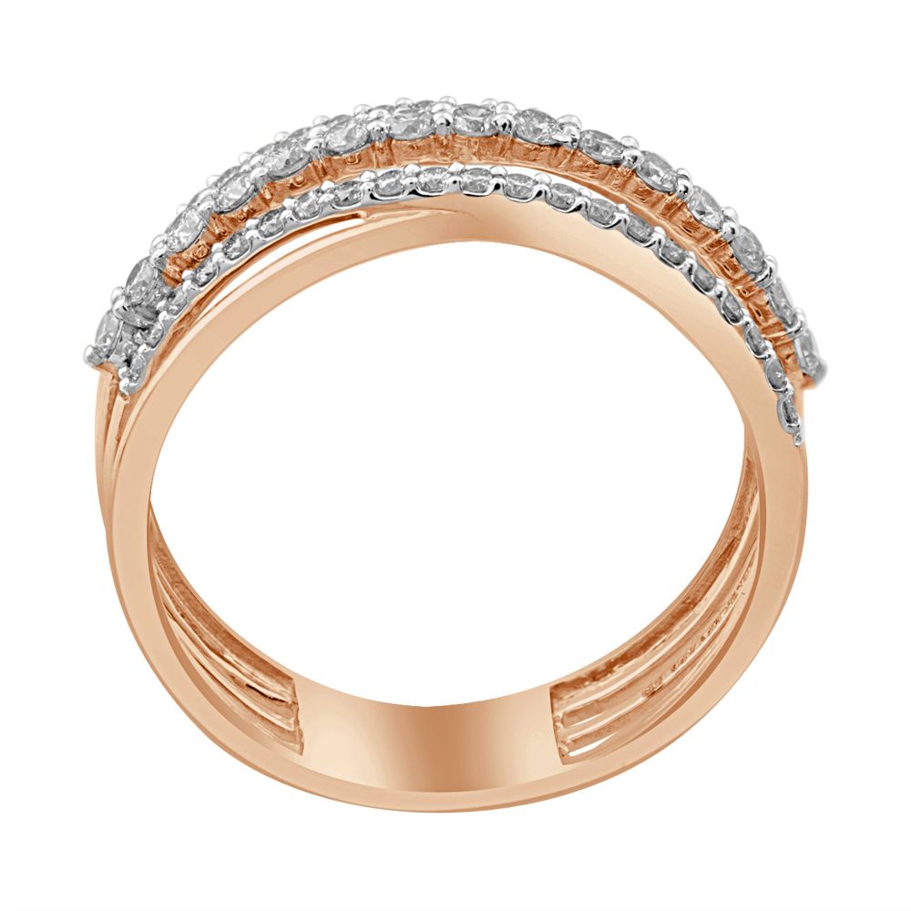 Stunning Diamond Encrusted Gold Ring-Rings-ORG23040