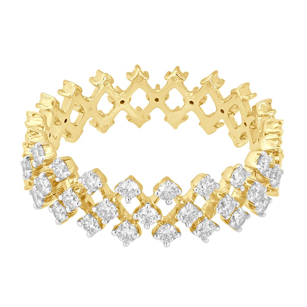 Lustrous Diamond Ring-Rings-ORG23041