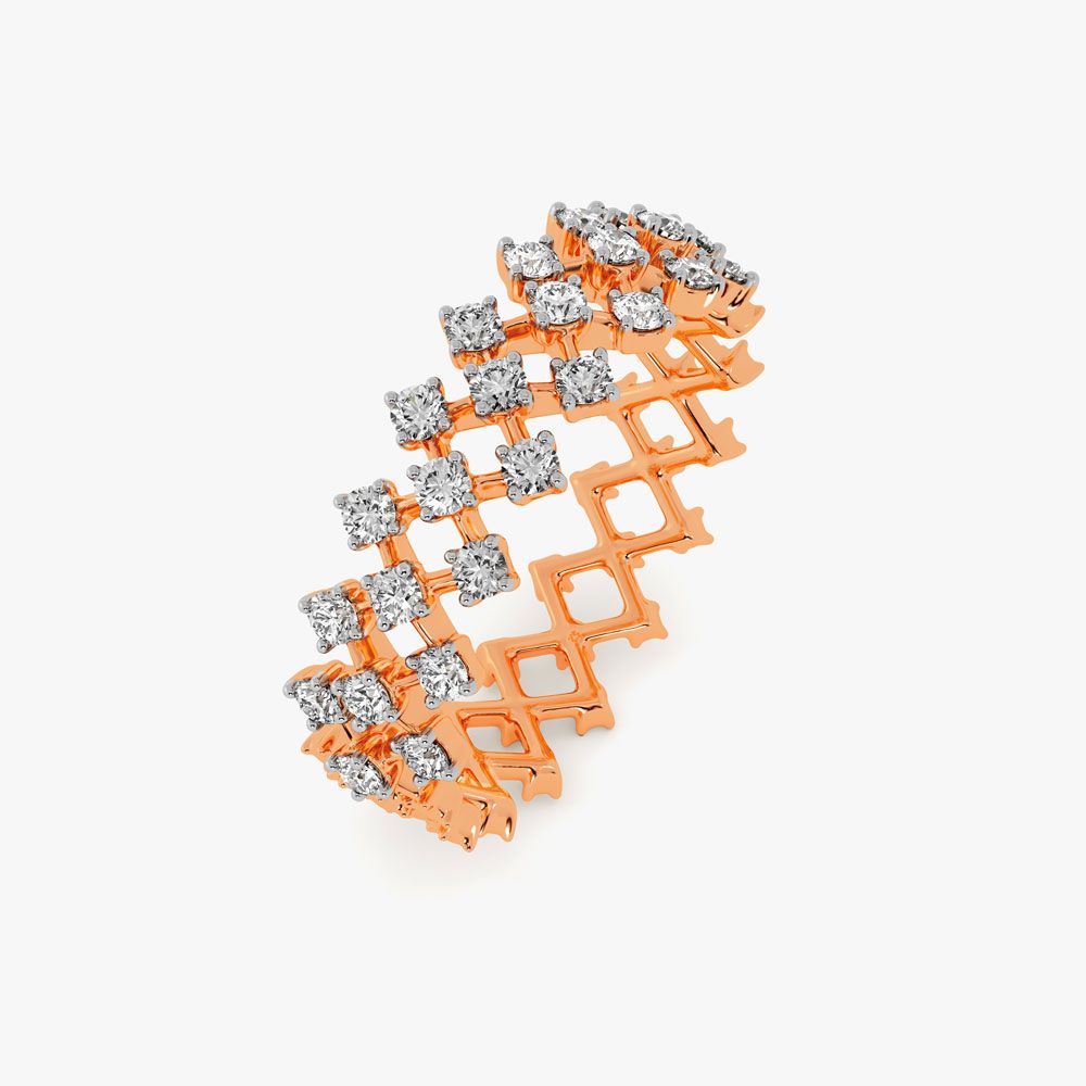 Lustrous Diamond Ring-Rings-ORG23041