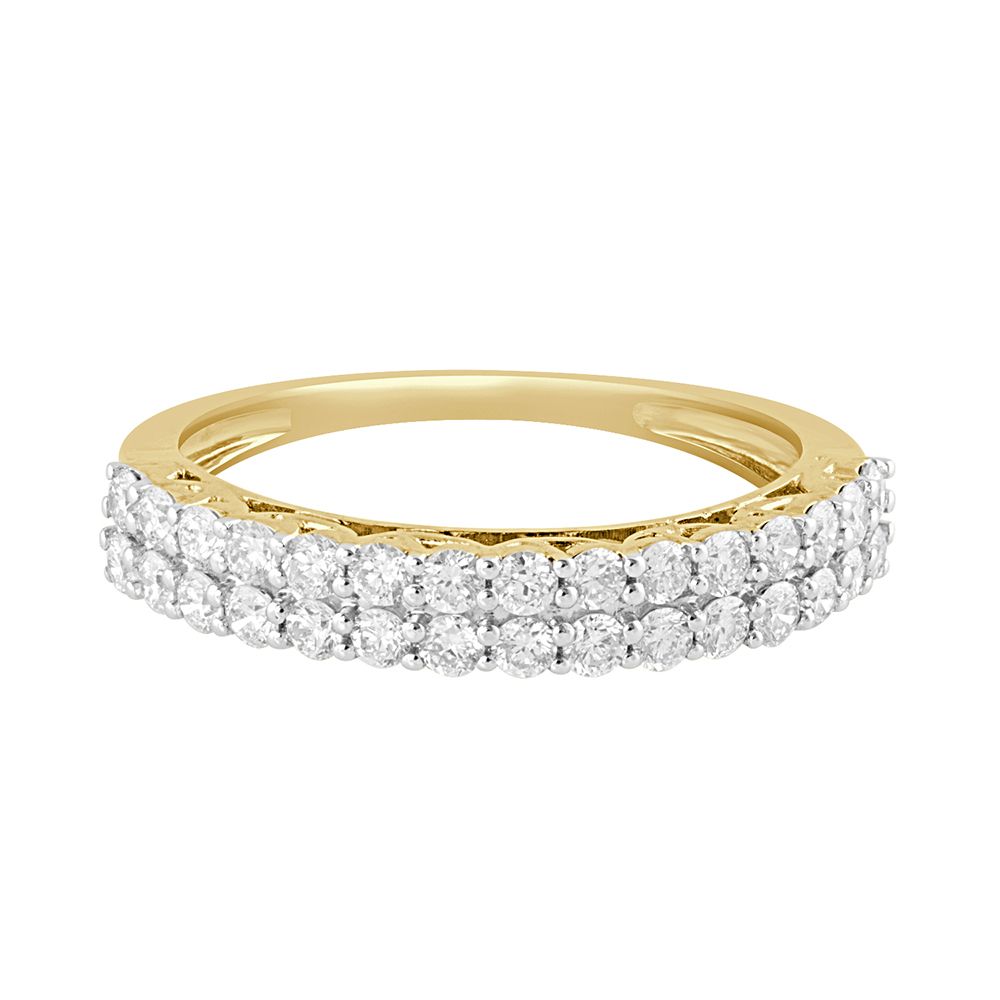 Half Eternity Diamond Ring-Rings-ORG23045