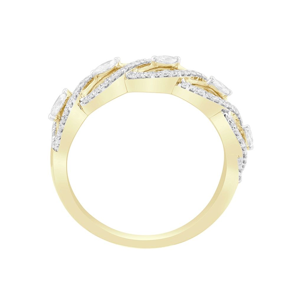 Breathtaking Sculptural Diamond Ring-Rings-ORG23051