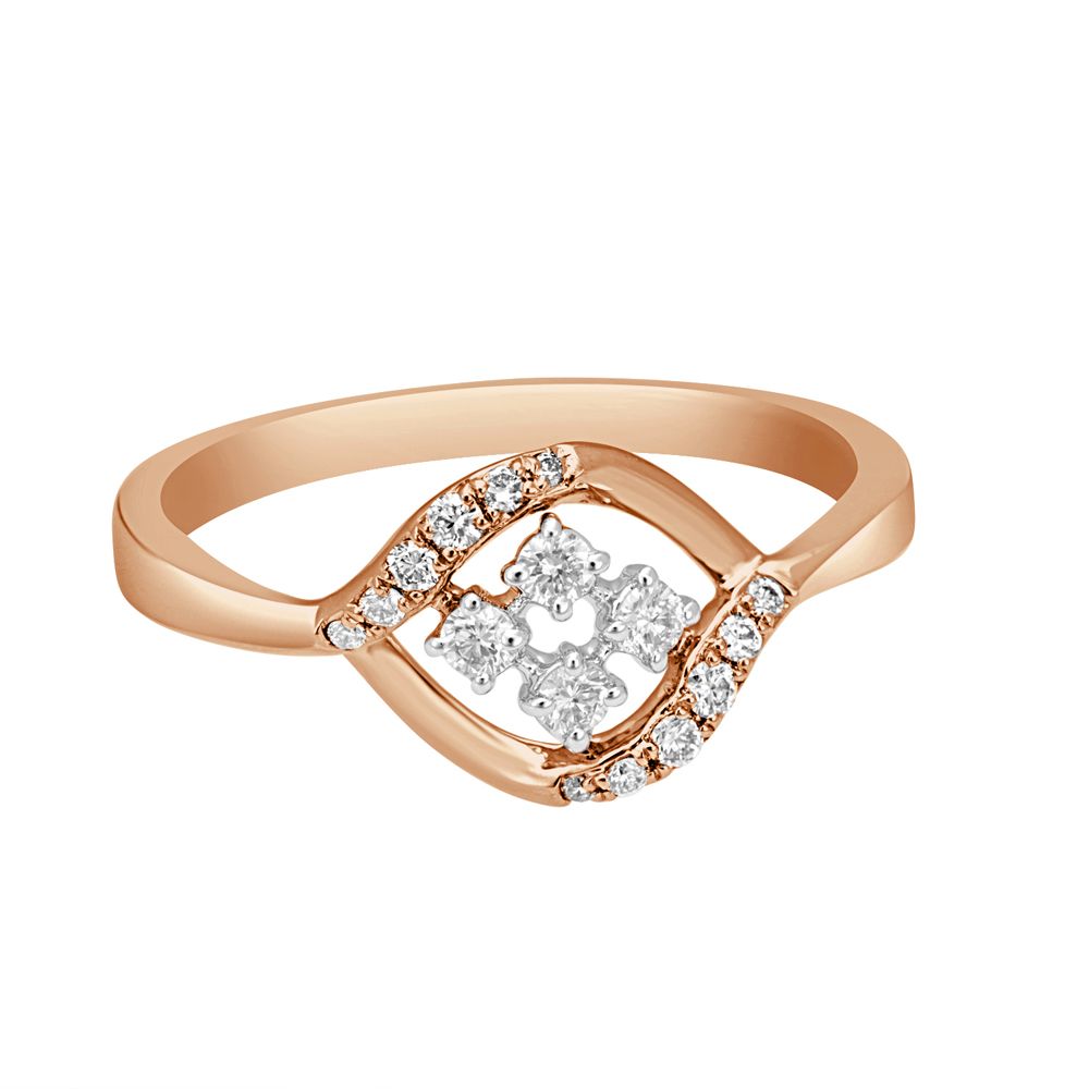 Eye Design Diamond Ring-Rings-ORG23052-D400XHB
