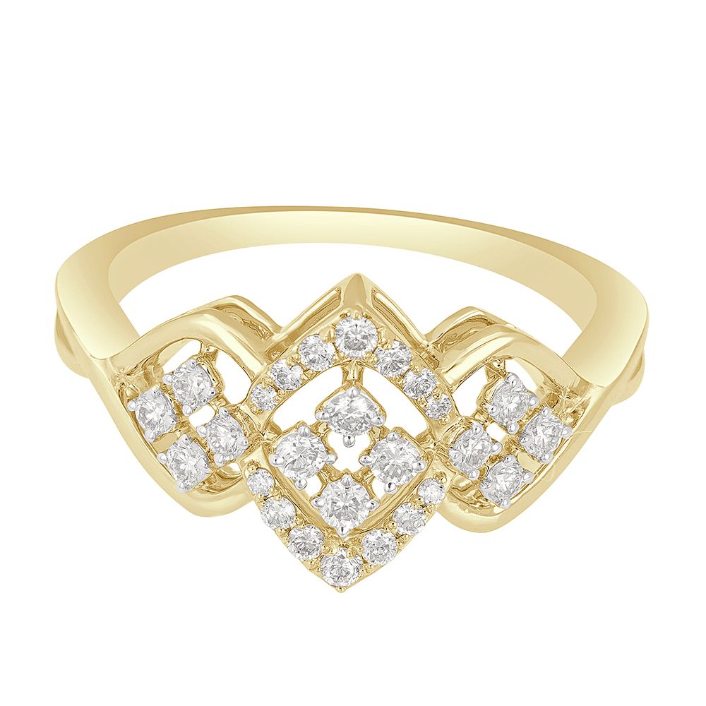 Exquisite Gold Circle Design Ring-Rings-ORG23058