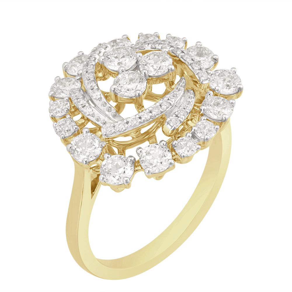 Resplendent Crown Star Finger Ring-Rings-ORG23072-M300RHB