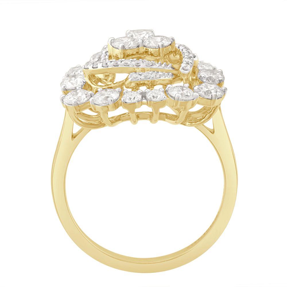 Resplendent Crown Star Finger Ring-Rings-ORG23072-M300RHB