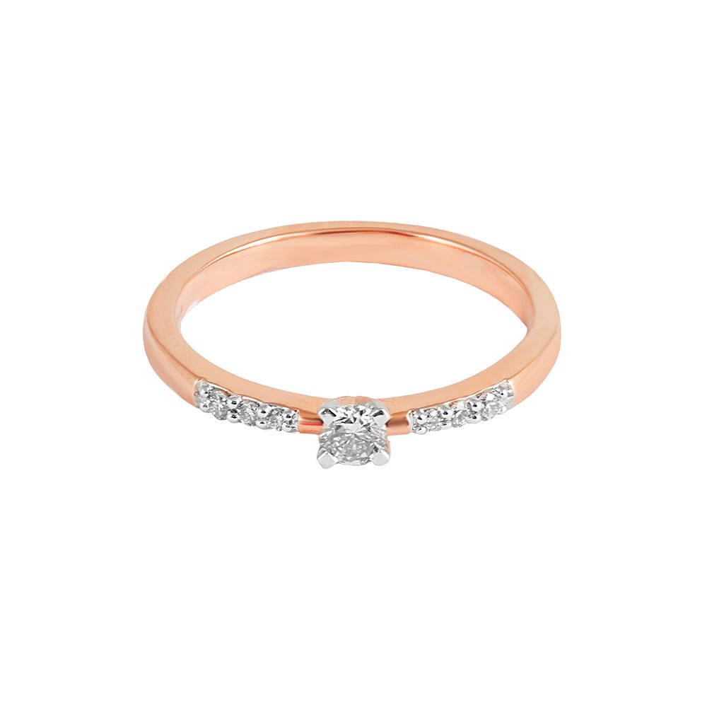 Classic Solitaire Diamond Finger Ring-Rings-ORG23080