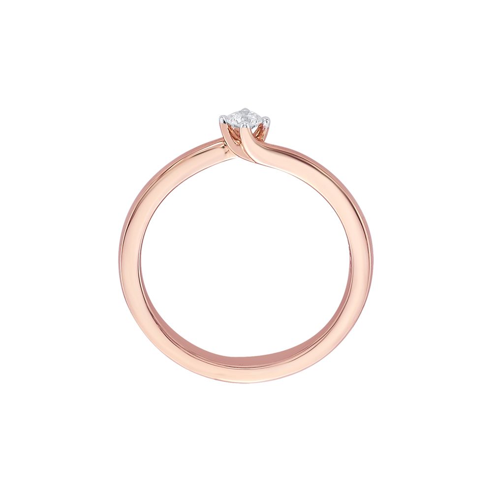 Delicate Diamond Solitaire Ring For Women-Rings-ORG23082