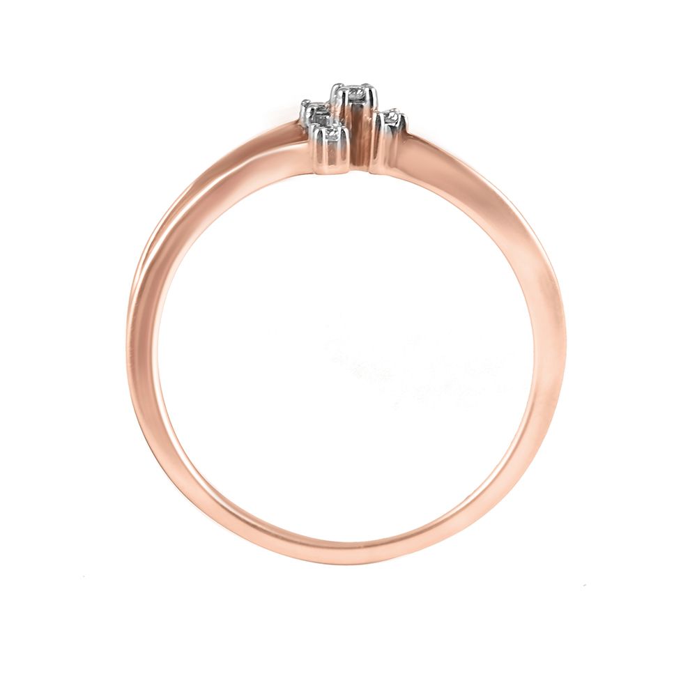 Charming Diamond Rose Gold Ring-Rings-ORG23K13