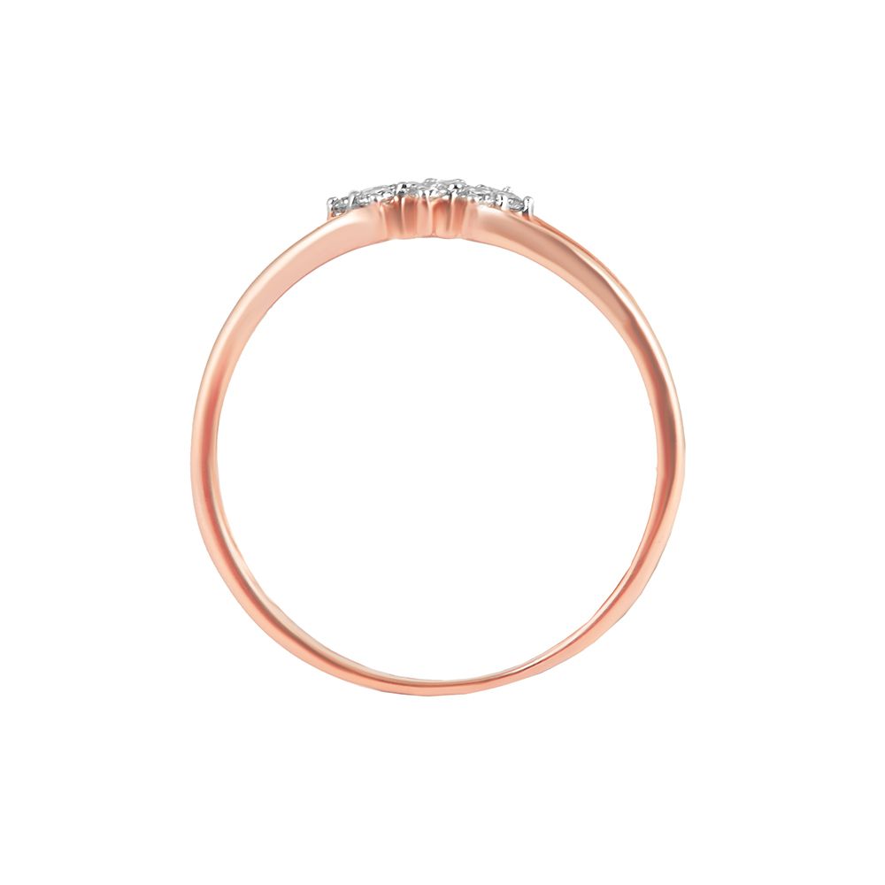 Resplendent Diamond Rose Gold Ring-Rings-ORG23K18