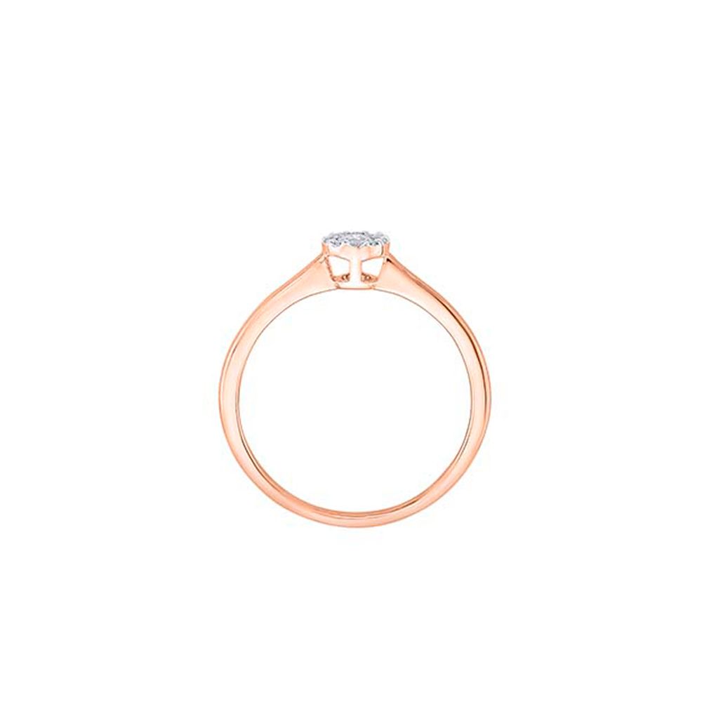 Classic Clusted Diamond Ring-Rings-ORG23K21