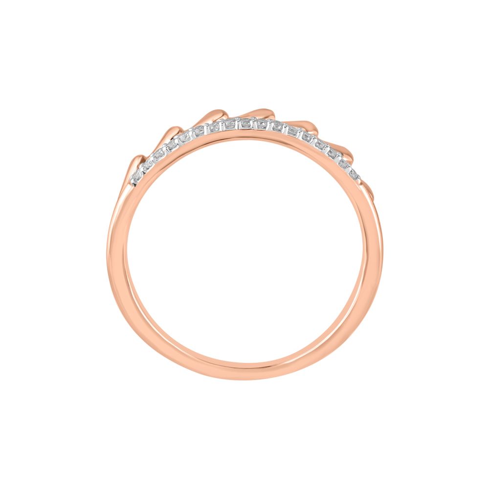 Delicate Geometric Ring in 14Kt Rose Gold-Rings-ORG23K52