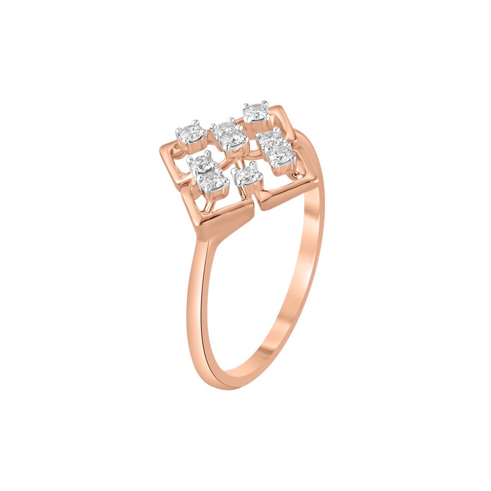 Glamorous Diamond Finger Ring-Rings-ORG23K69