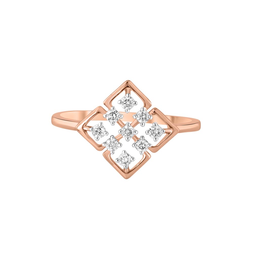 Glamorous Diamond Finger Ring-Rings-ORG23K69