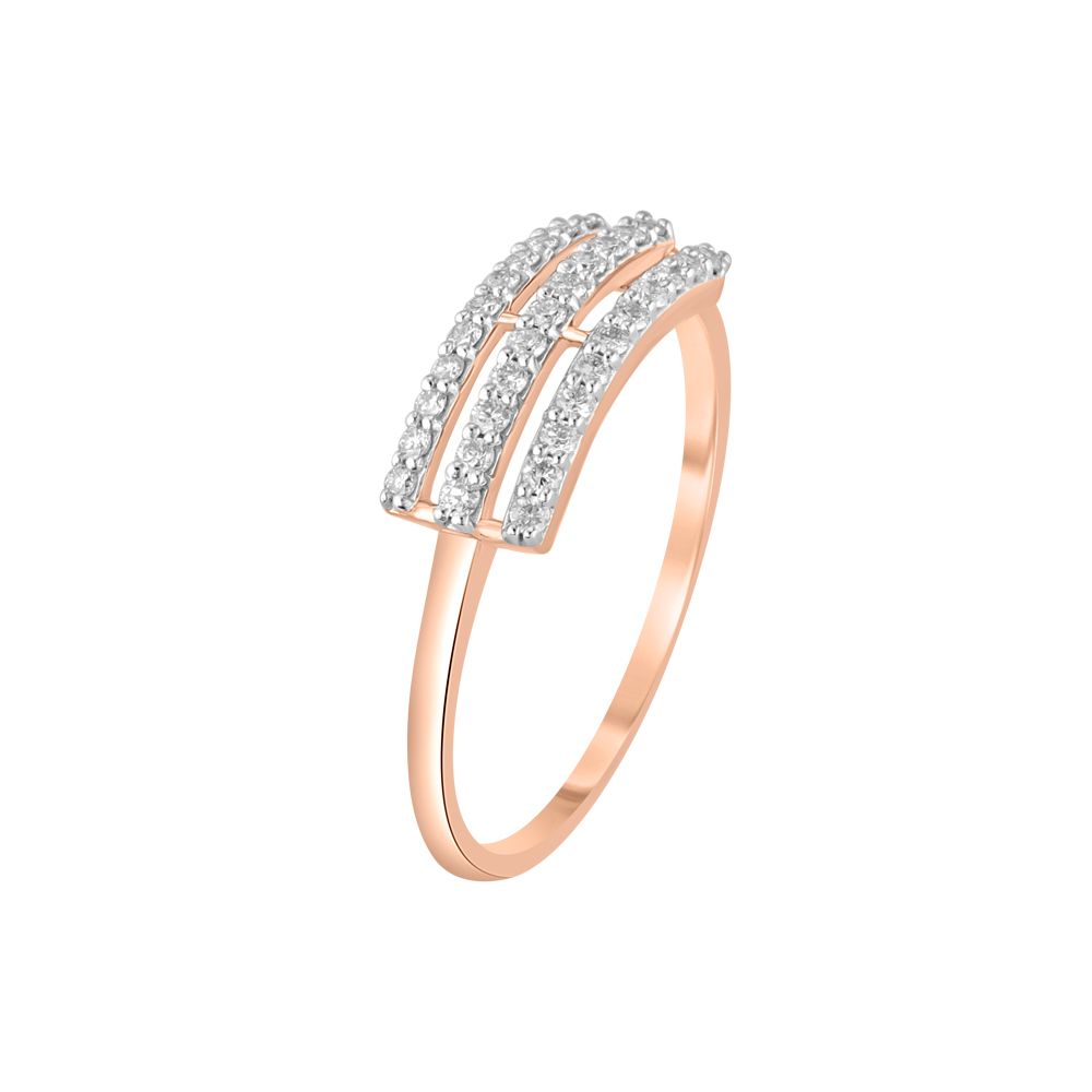 Alluring Geometric Diamond Ring-Rings-ORG23K81
