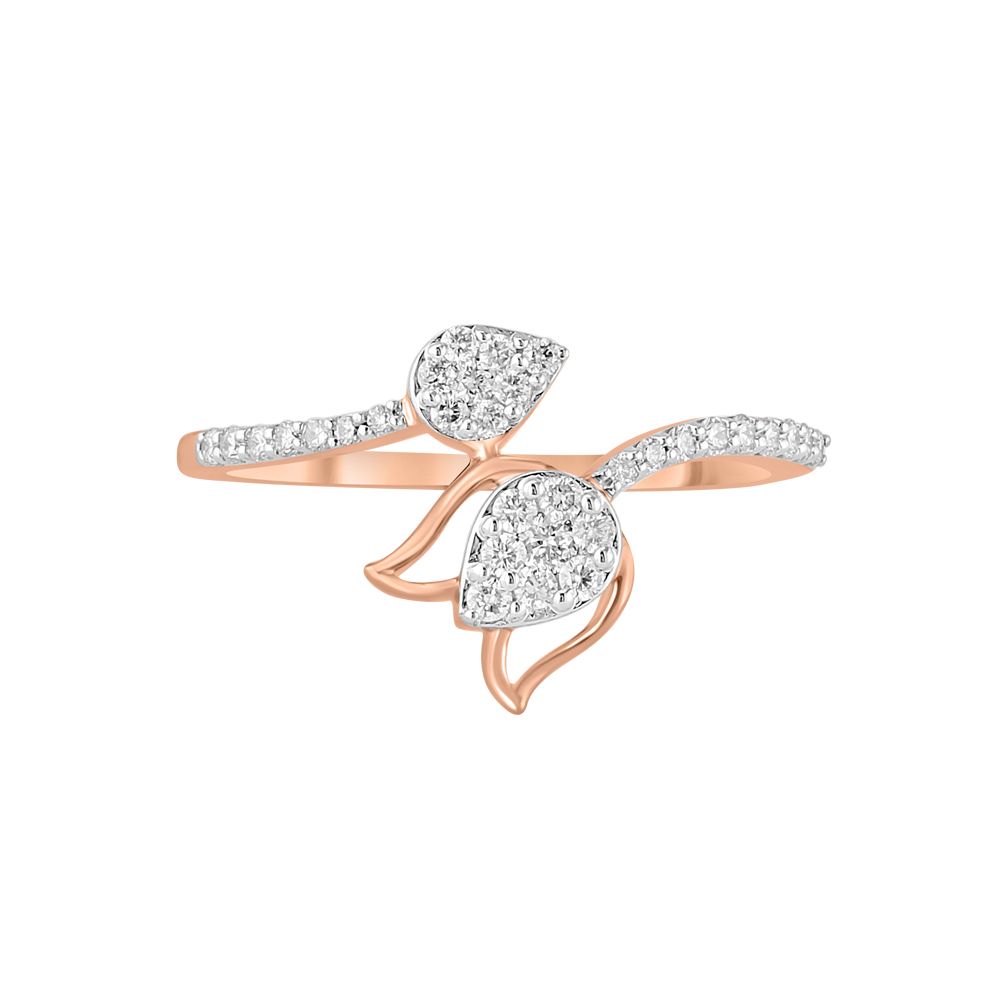 Elegant Diamond Finger Ring-Rings-ORG23K84
