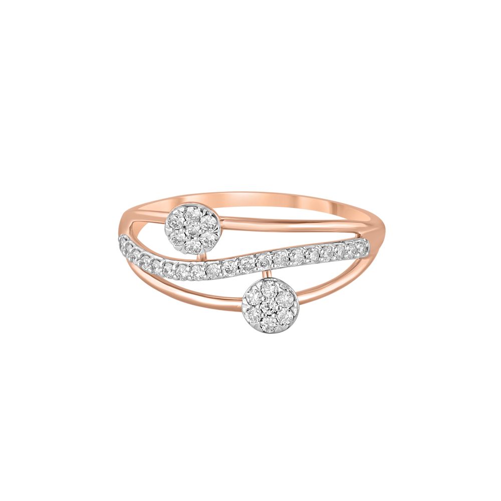 Stunning 18Kt Rose Gold Ring-Rings-ORG23K95