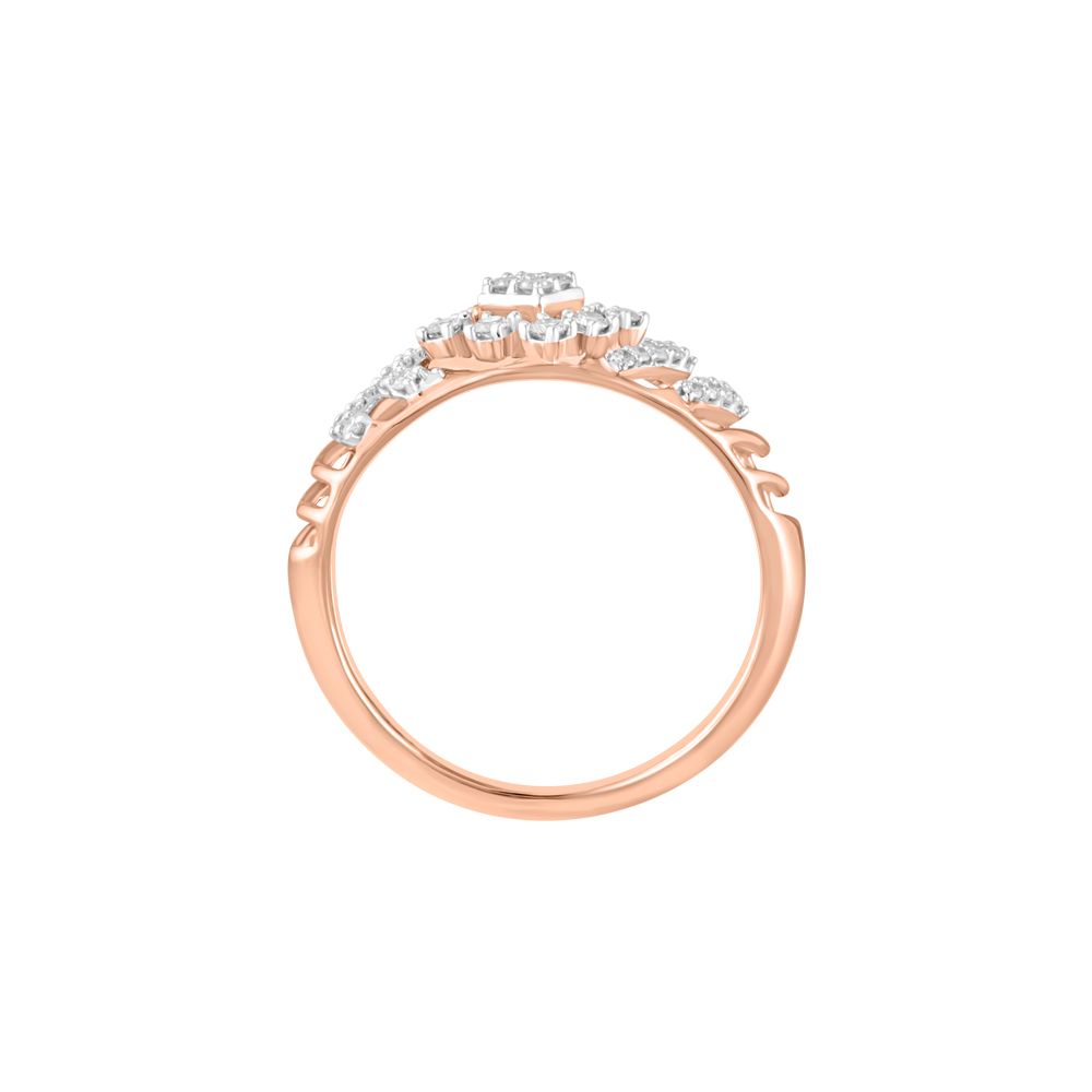 Brilliant Gold Finger Ring-Rings-ORG23K96